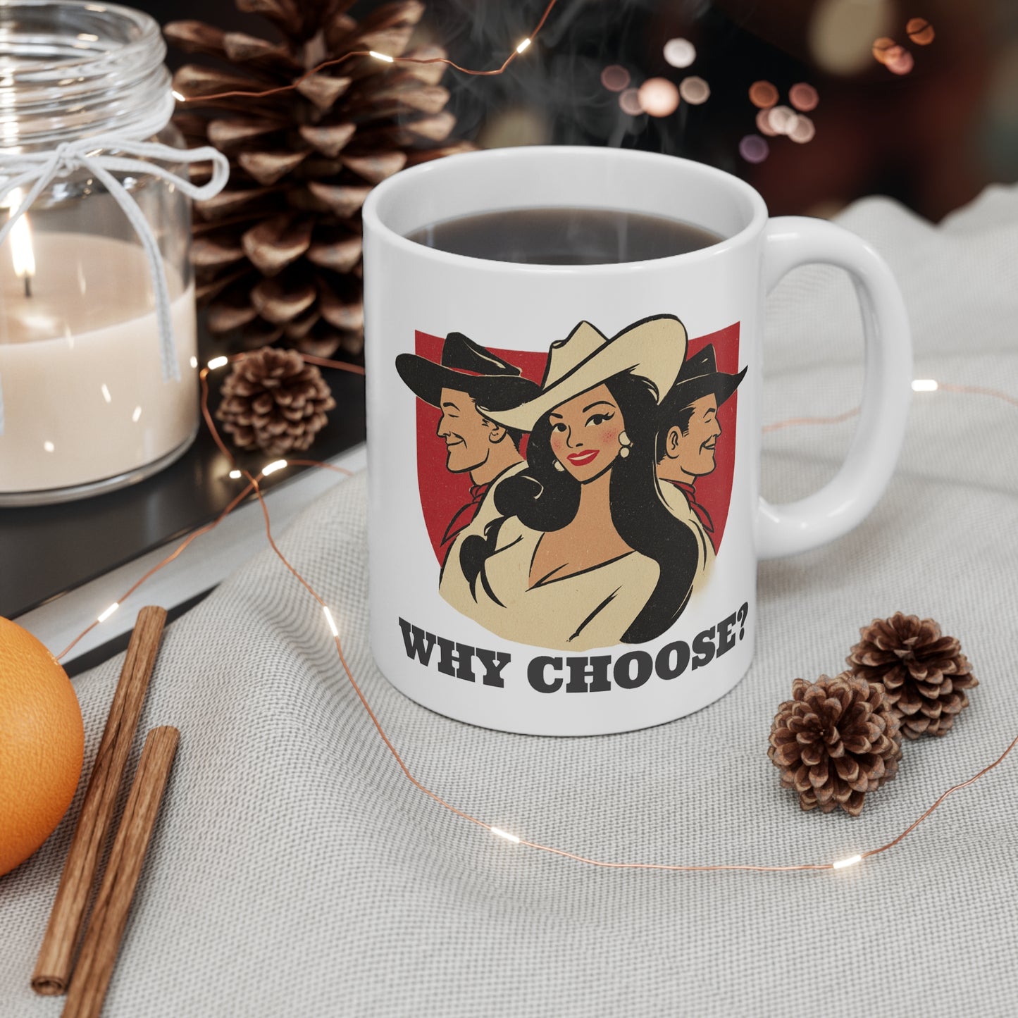 'Why Choose?' Romantasy Mug — 11oz Cheeky Booklover Gift