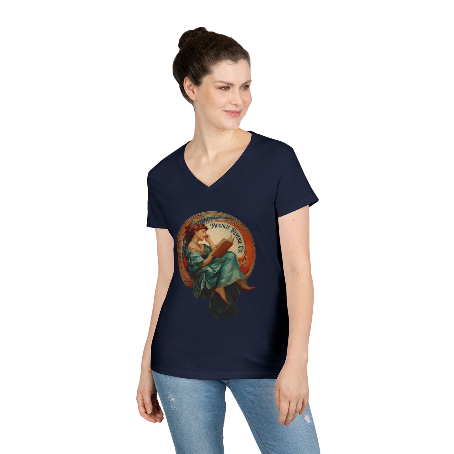 Moonlit Reverie Co. V-Neck Tee