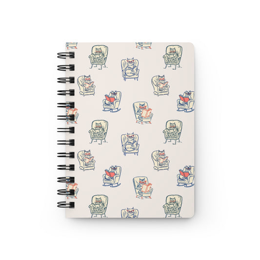 Book Besties Cat Spiral-Bound Journal