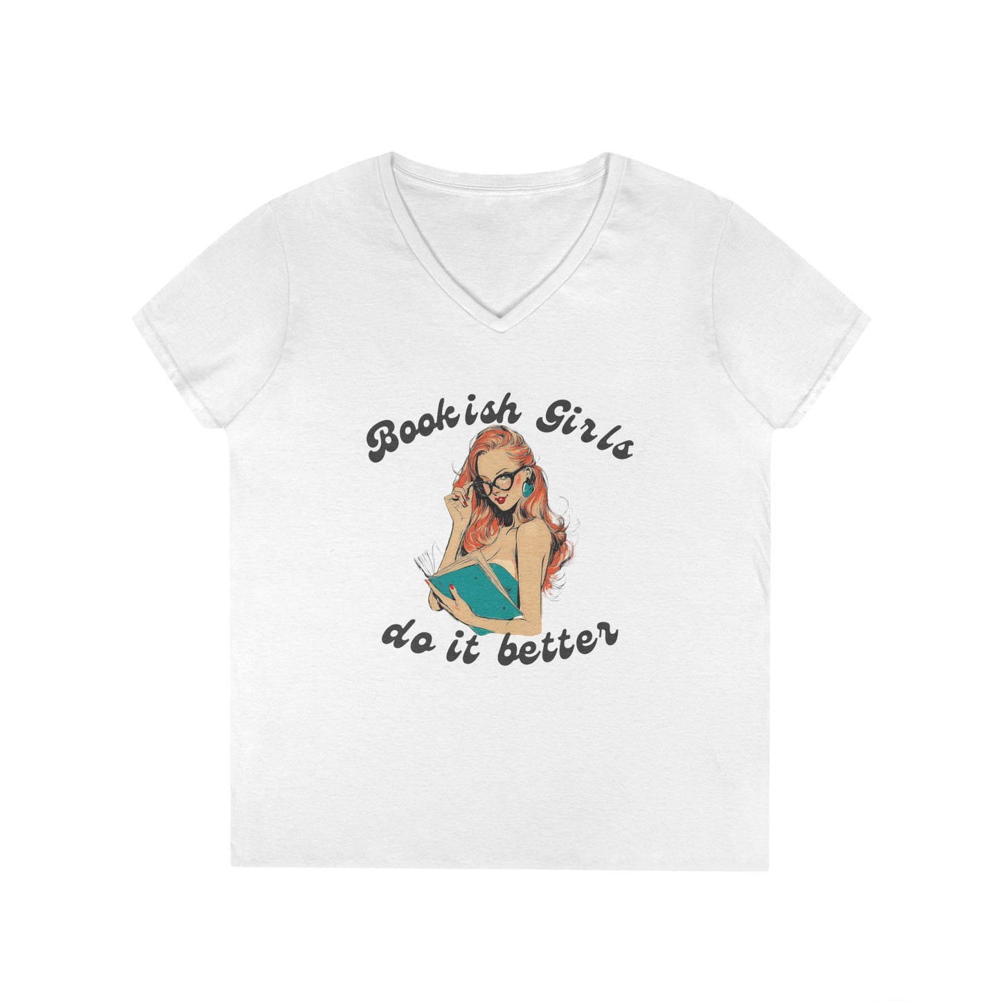 Bookish Girls Do It Better V-Neck Tee