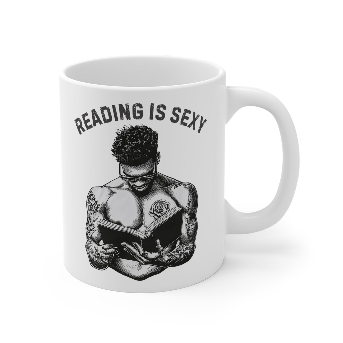 Reading Is Sexy Mug — Cheeky 11oz Coffee Cup for Book Lovers
