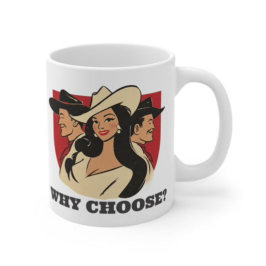 'Why Choose?' Romantasy Mug — 11oz Cheeky Booklover Gift