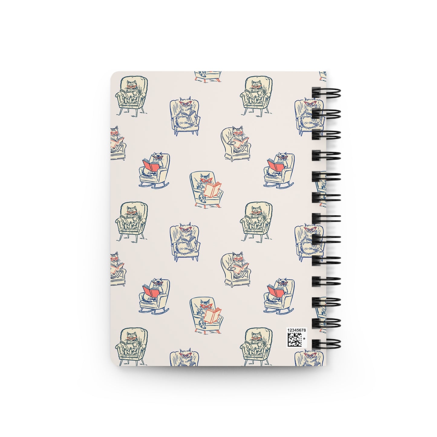 Book Besties Cat Spiral-Bound Journal