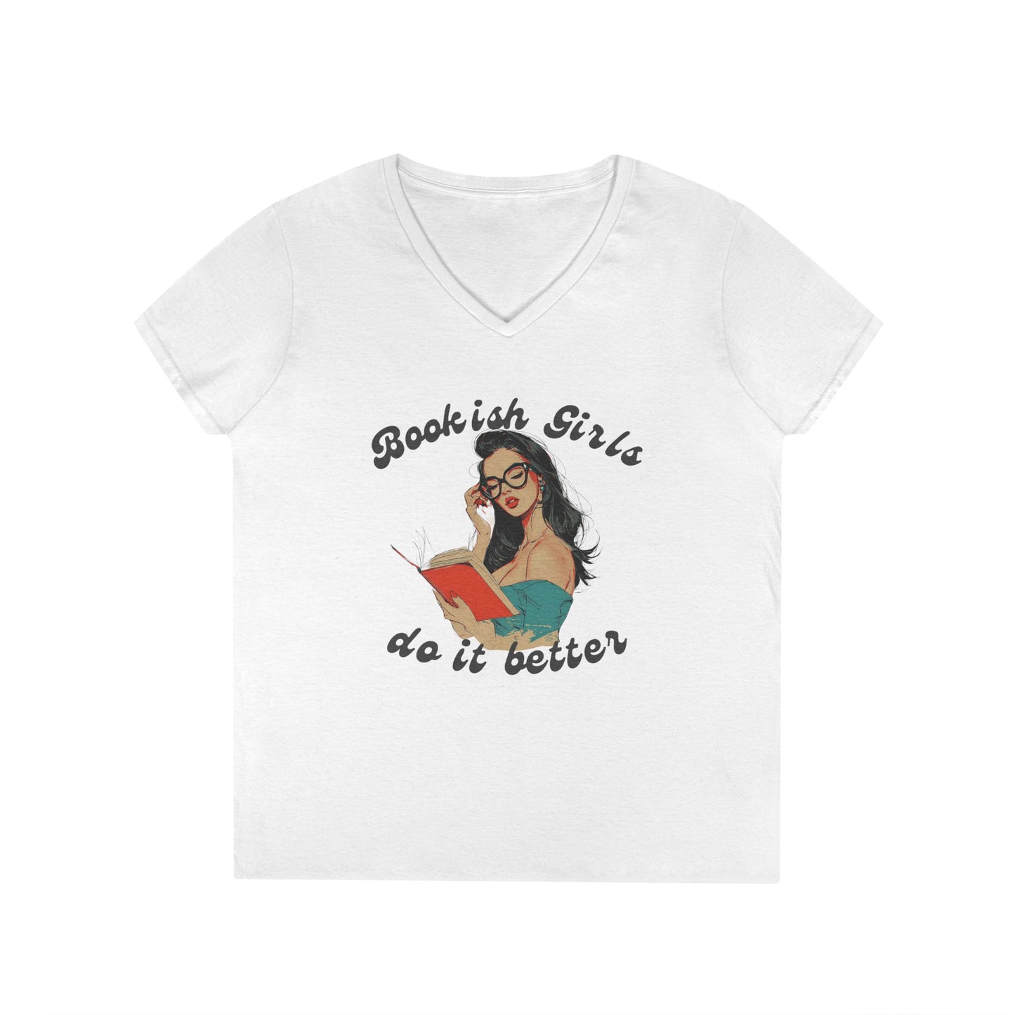 Bookish Girls Do It Better V-Neck Tee