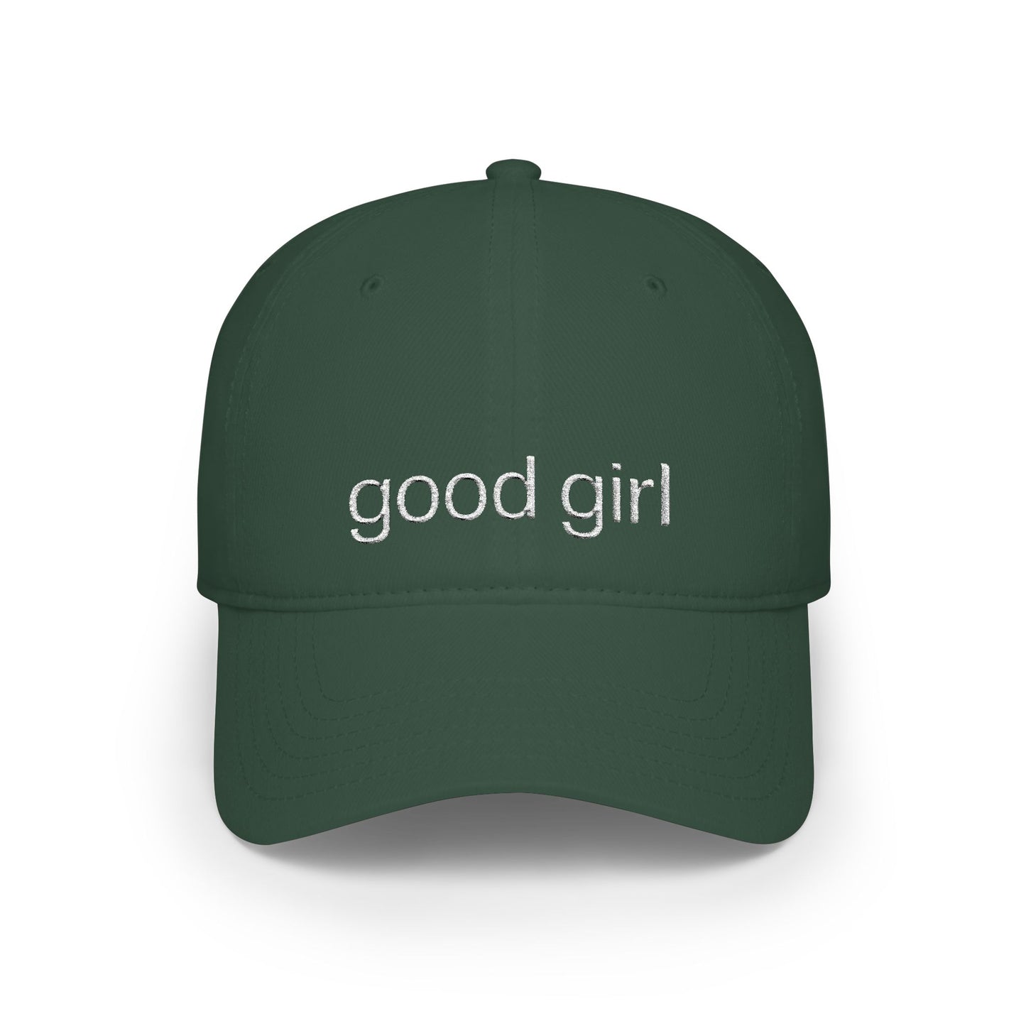 Dark Romance  "Good Girl" Baseball Cap — Cheeky Low Profile Hat for Book Lovers