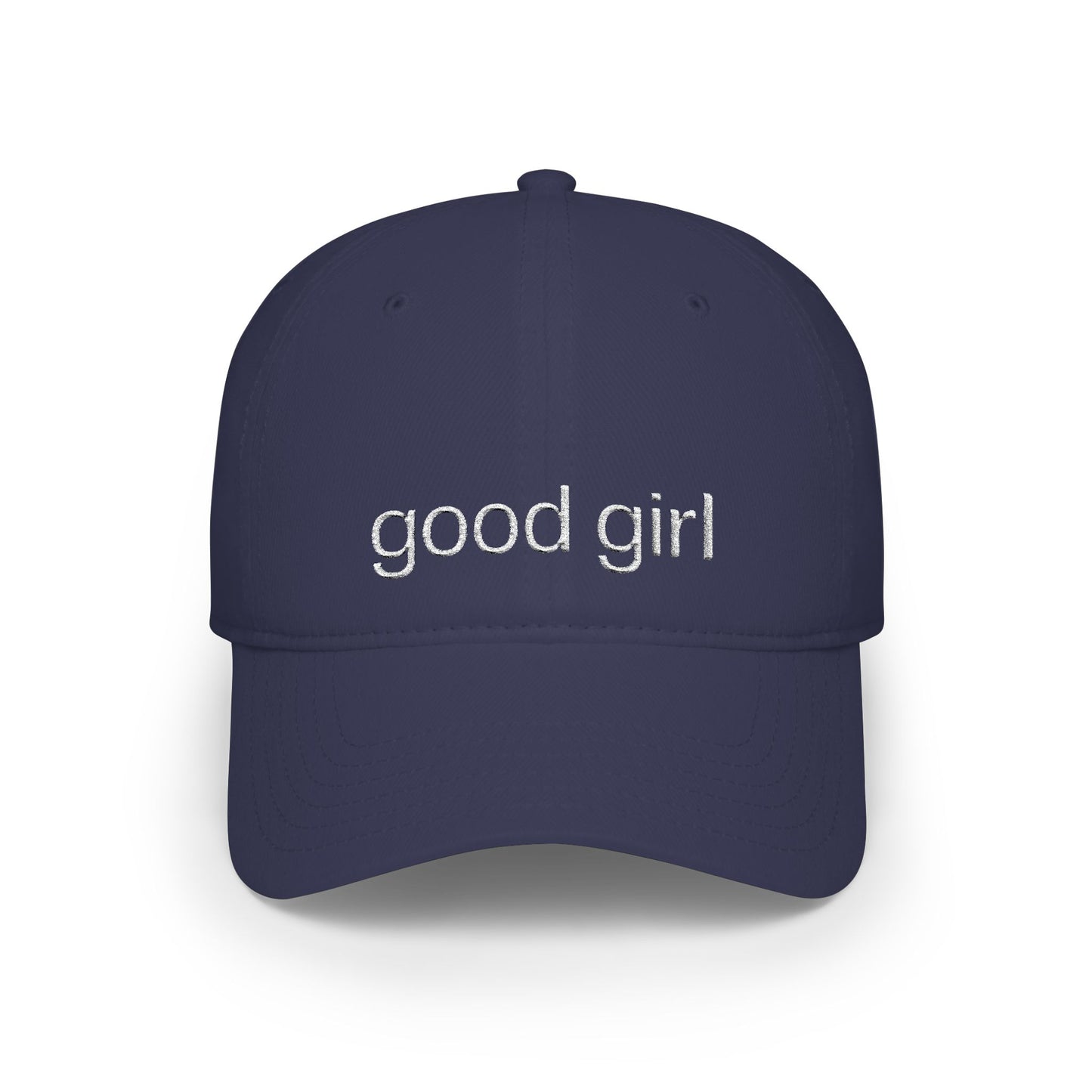 Dark Romance  "Good Girl" Baseball Cap — Cheeky Low Profile Hat for Book Lovers