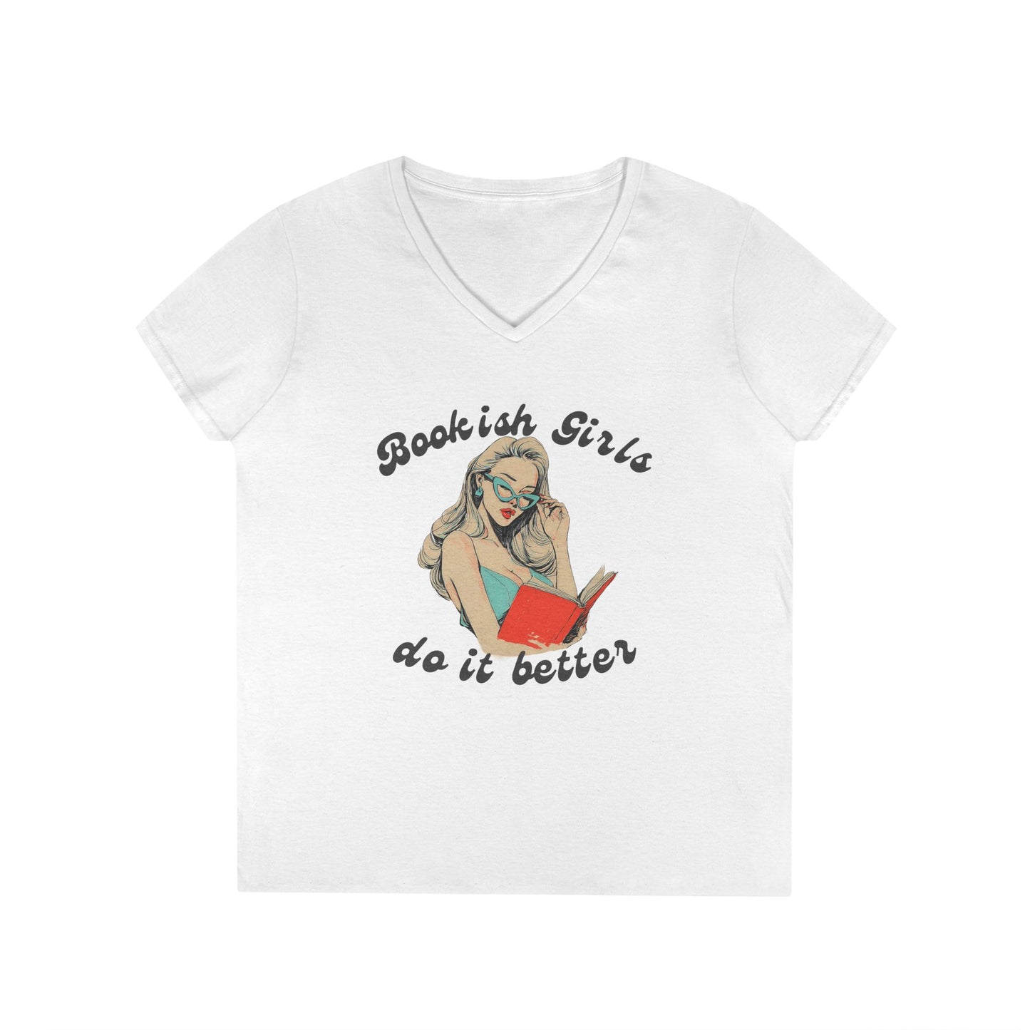 Bookish Girls Do It Better V-Neck Tee