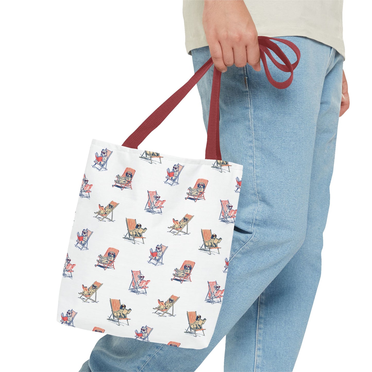 Book Besties Dog Tote Bag