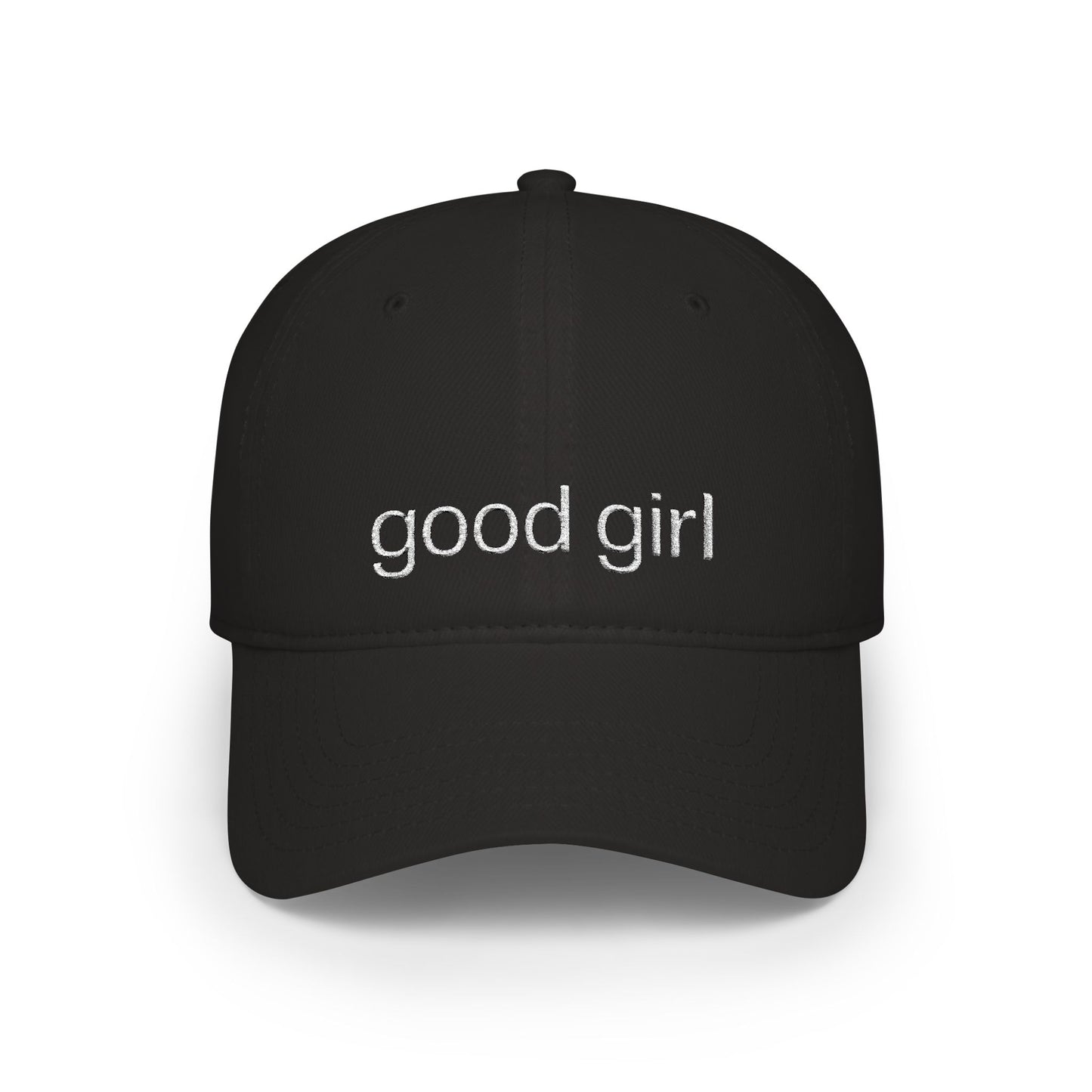 Dark Romance  "Good Girl" Baseball Cap — Cheeky Low Profile Hat for Book Lovers